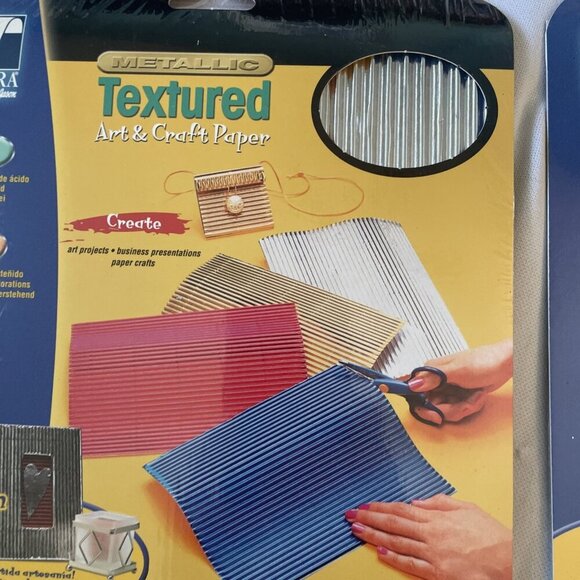 Metallic Textured & Fadeless Art & Craft Paper Sets  4 Packs - Picture 4 of 6